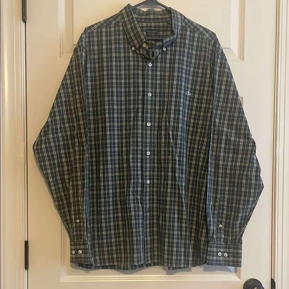 Fish Hippie brand Blue Casual Long Sleeve Shirt